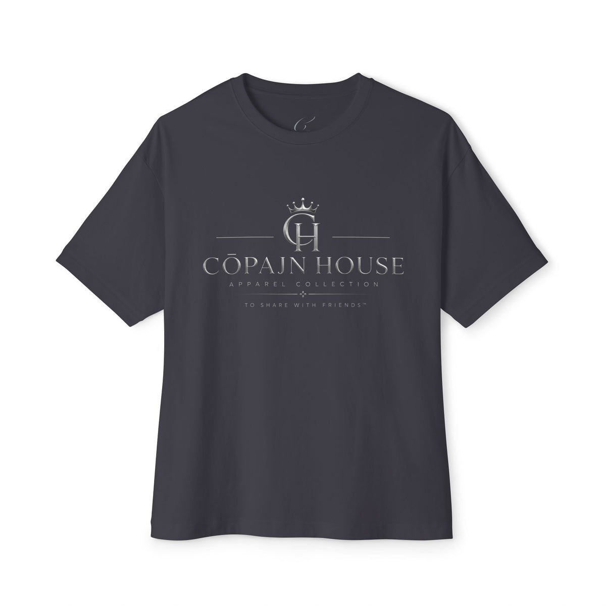CopajN House Logo Tee — Oversized Boxy Graphic T-Shirt