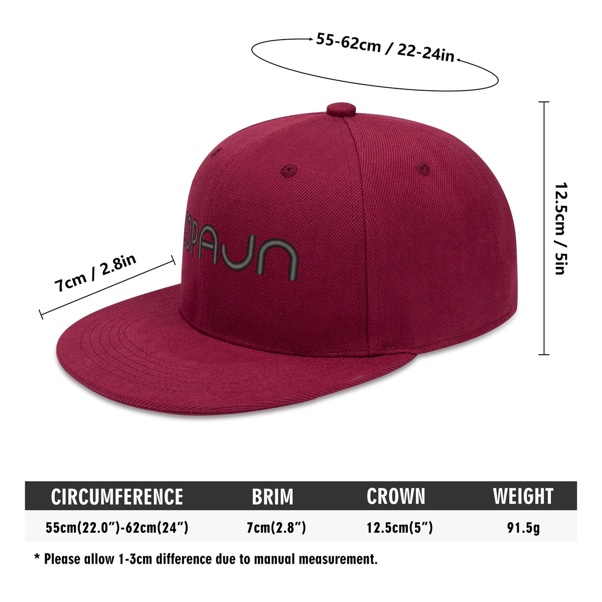 Cōpajn Four-Sides Embroidered Hip-Hop Cap