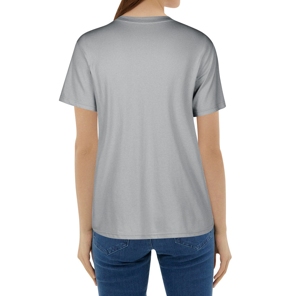 Cōpajn Embroidered Logo Tee — Women's Cotton T-Shirt