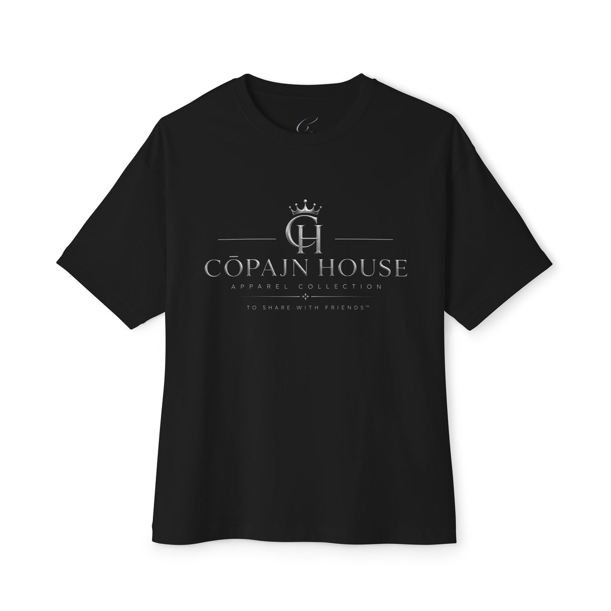 CopajN House Logo Tee — Oversized Boxy Graphic T-Shirt
