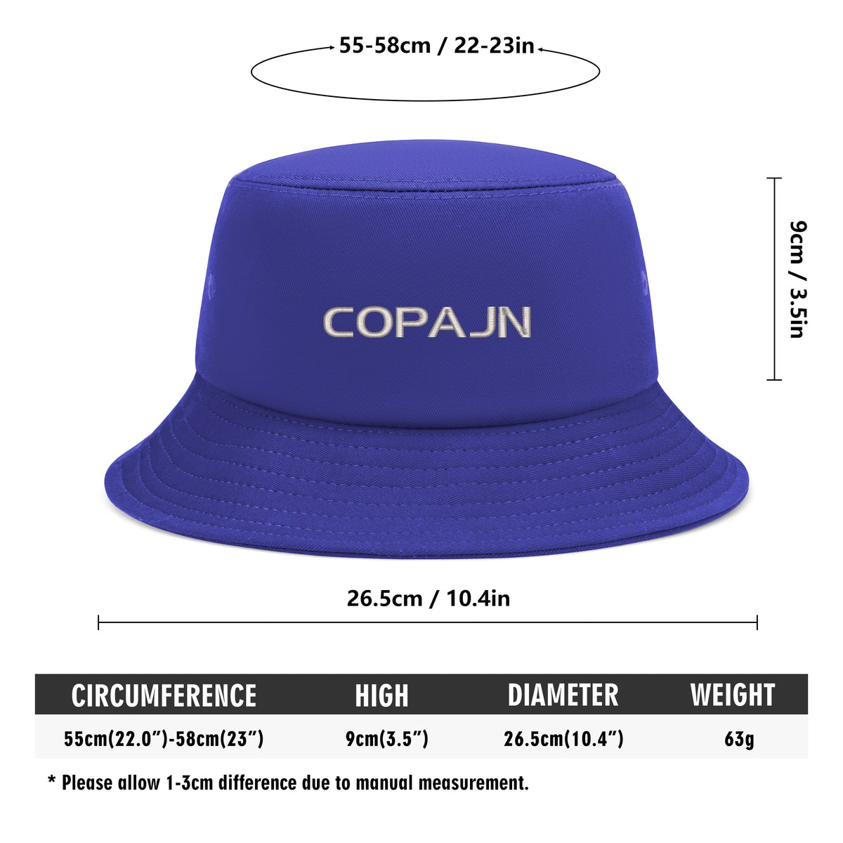 Cōpajn Embroidered Bucket Hat