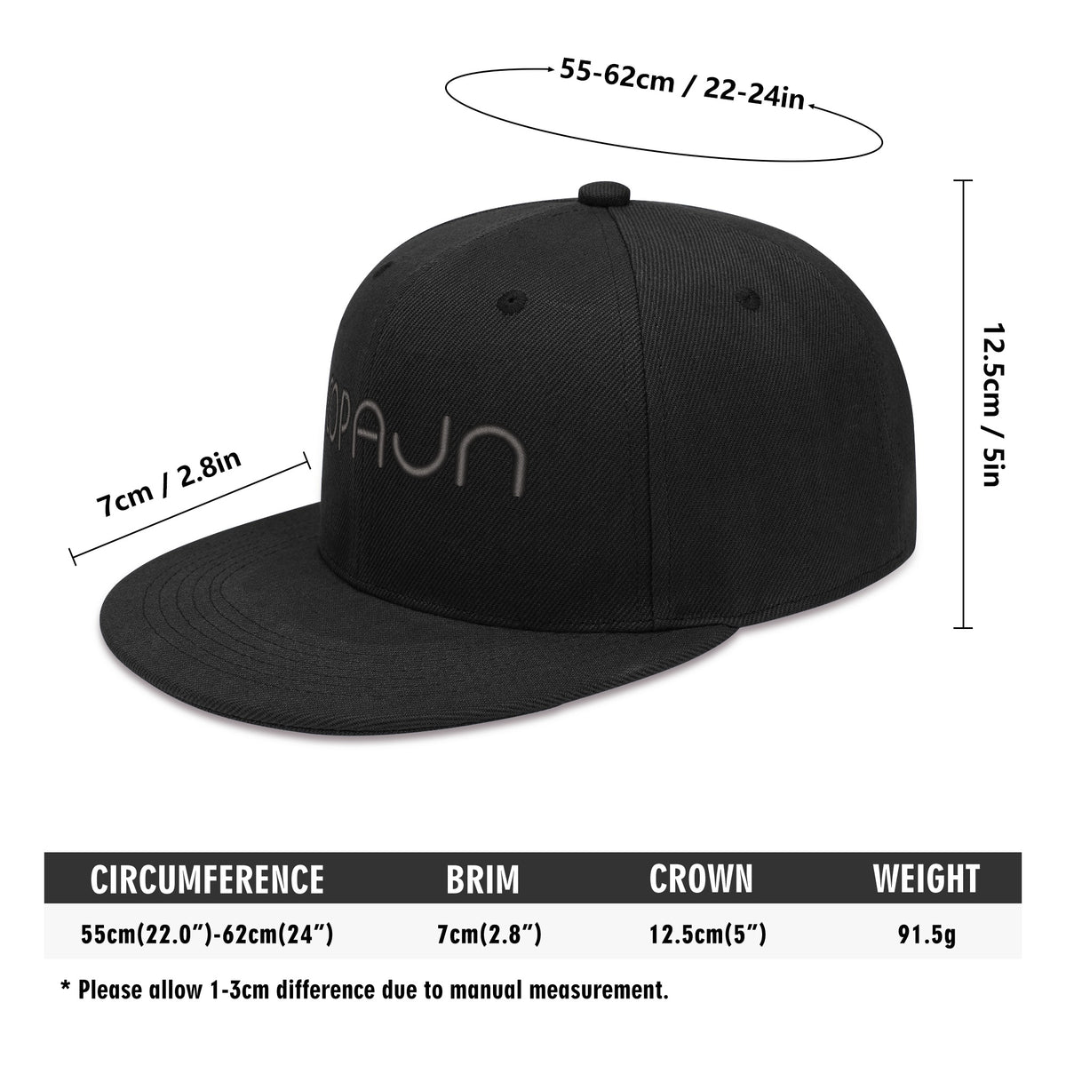 Cōpajn Four-Sides Embroidered Hip-Hop Cap