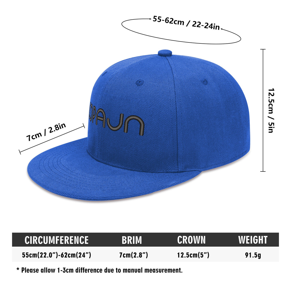 Cōpajn Four-Sides Embroidered Hip-Hop Cap