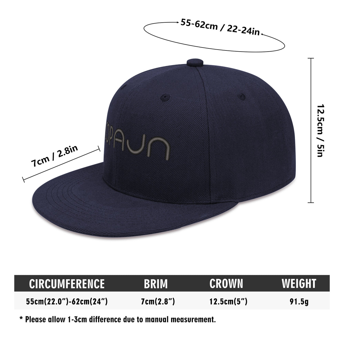 Cōpajn Four-Sides Embroidered Hip-Hop Cap