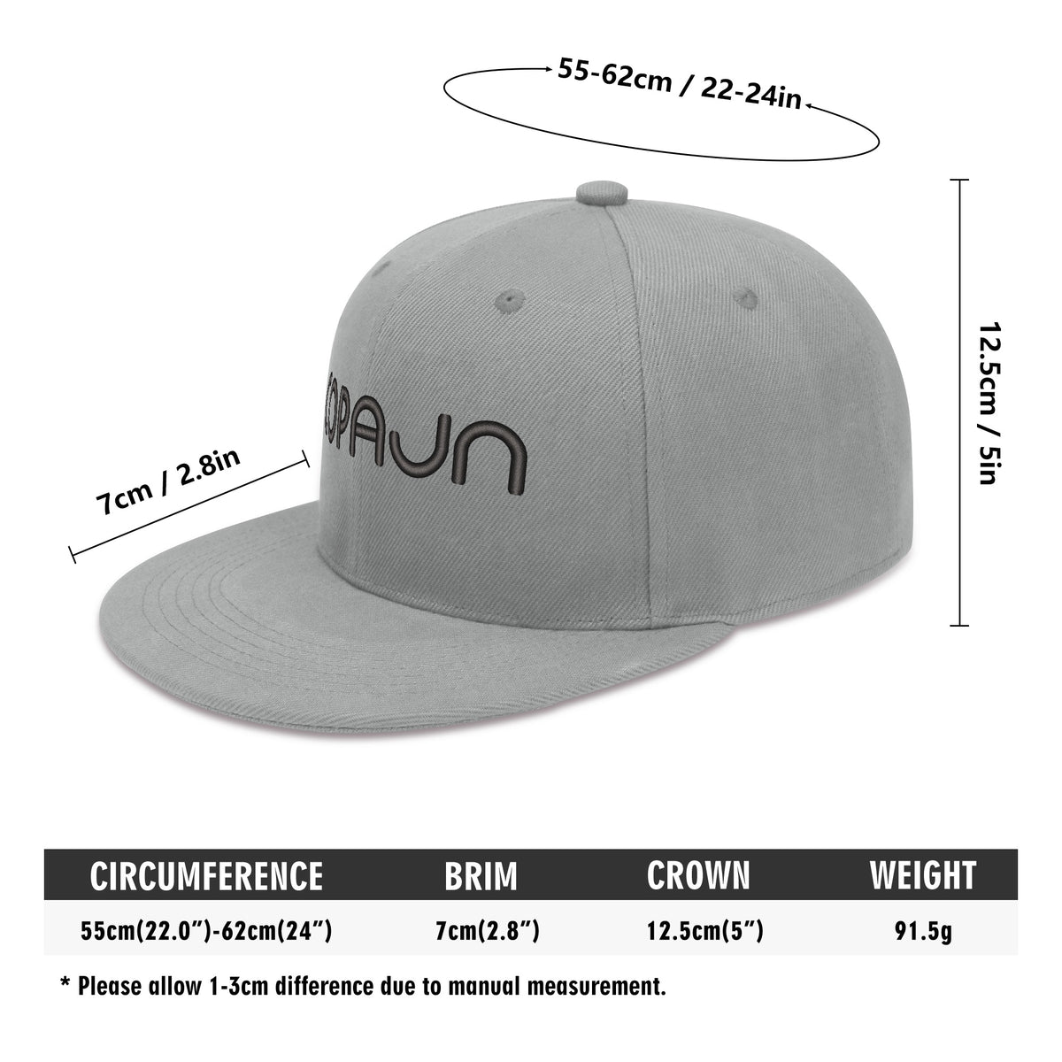 Cōpajn Four-Sides Embroidered Hip-Hop Cap