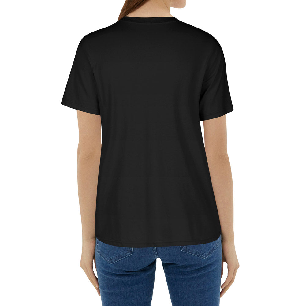 Cōpajn Embroidered Logo Tee — Women's Cotton T-Shirt
