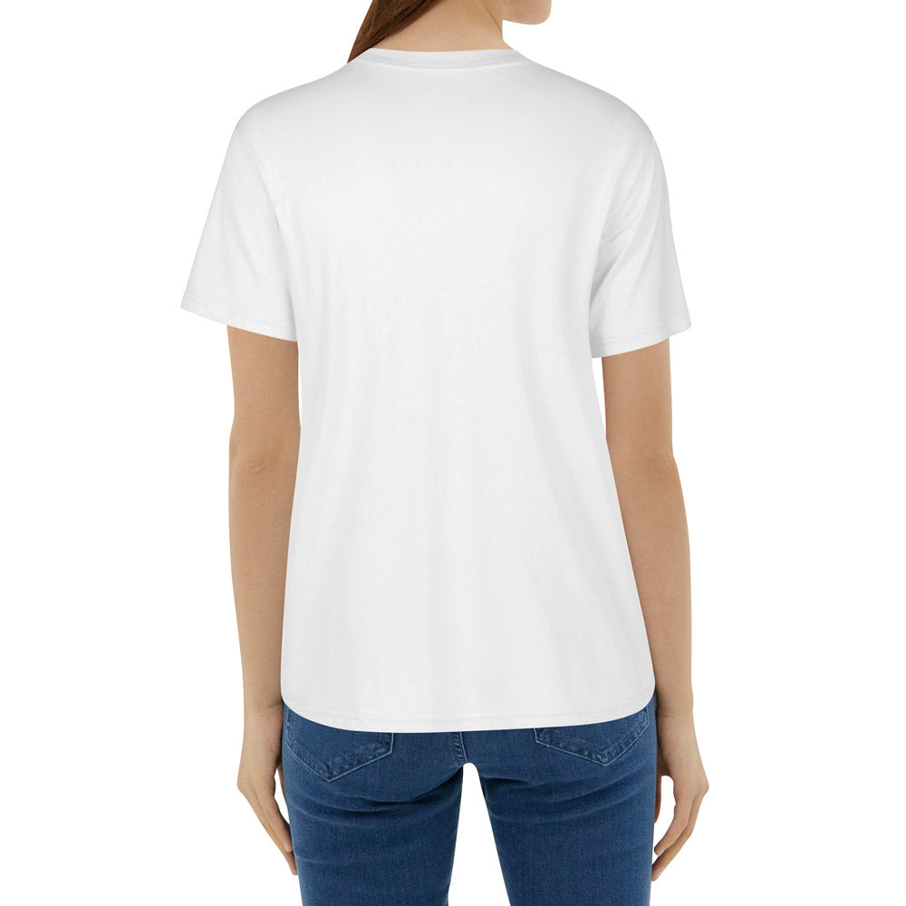 Cōpajn Embroidered Logo Tee — Women's Cotton T-Shirt